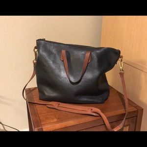 Madewell zip top transport carryall